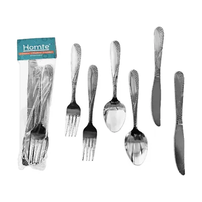 SET CUBIERTOS 38G 33G 53G X6