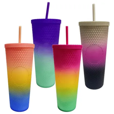 VASO PITILLO PLASTICO DEGRADE 1000ML