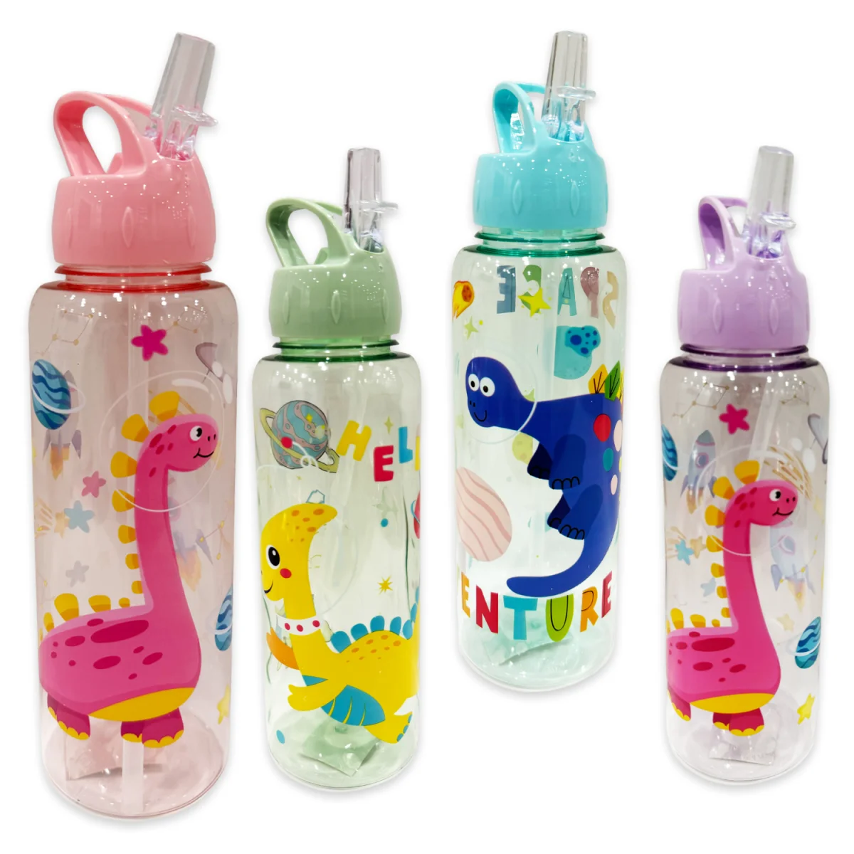 TERMO PLASTICO DINOSAURIO 700ML