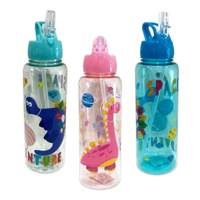 TERMO PLASTICO DINOSAURIO 700ML