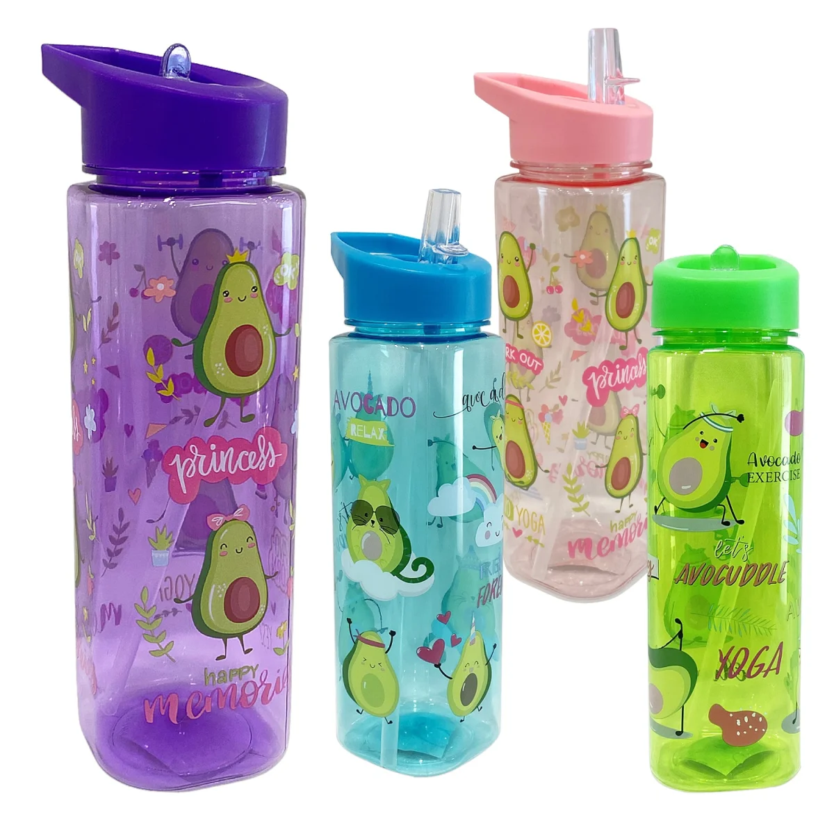 TERMO PLASTICO AGUACATE 700ML