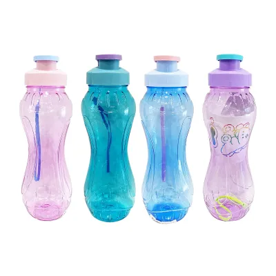TERMO PLASTICO CON STICKERS 500ML