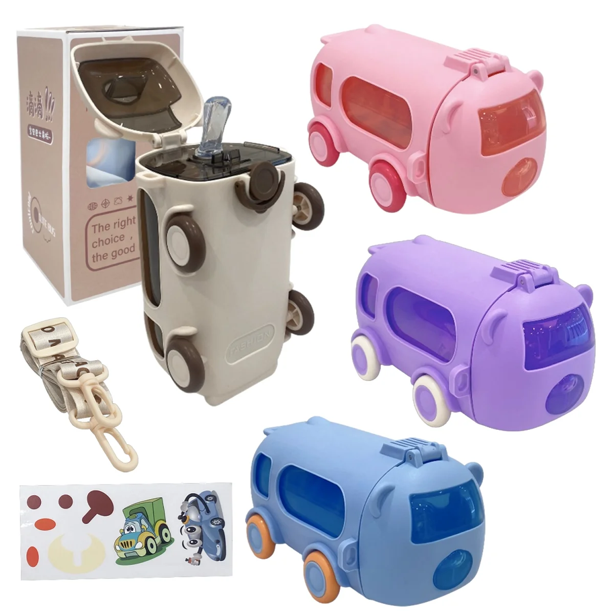 TERMO BUS CON STIKERS 500ML
