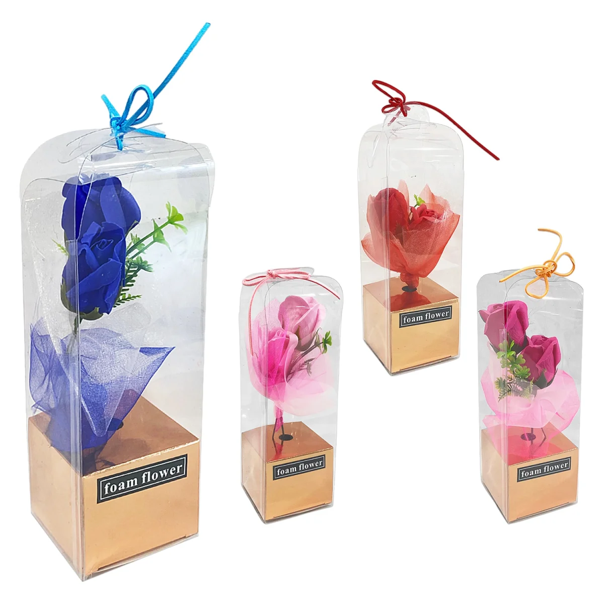 RAMO ROSAS ARTIFICIALES EN ACETATO