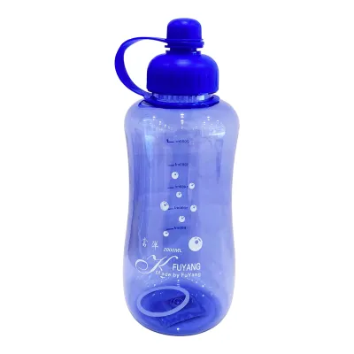 TERMO PLASTICO MEDIDOR AZUL 2000ML