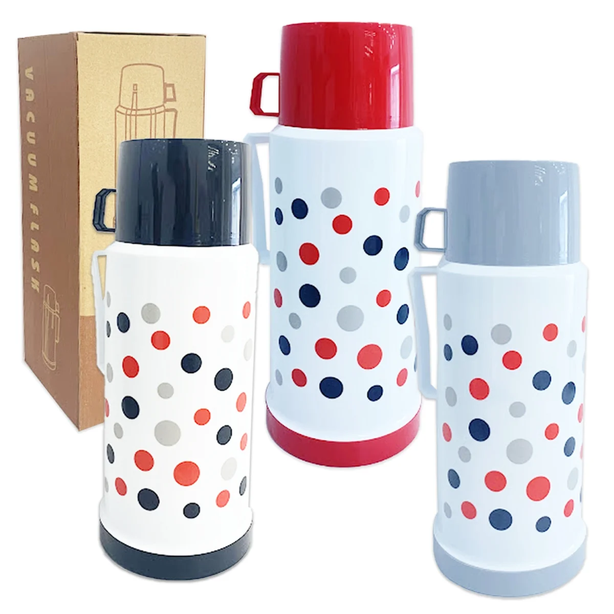 TERMO TERMICO BOLAS CON TAZA 1L