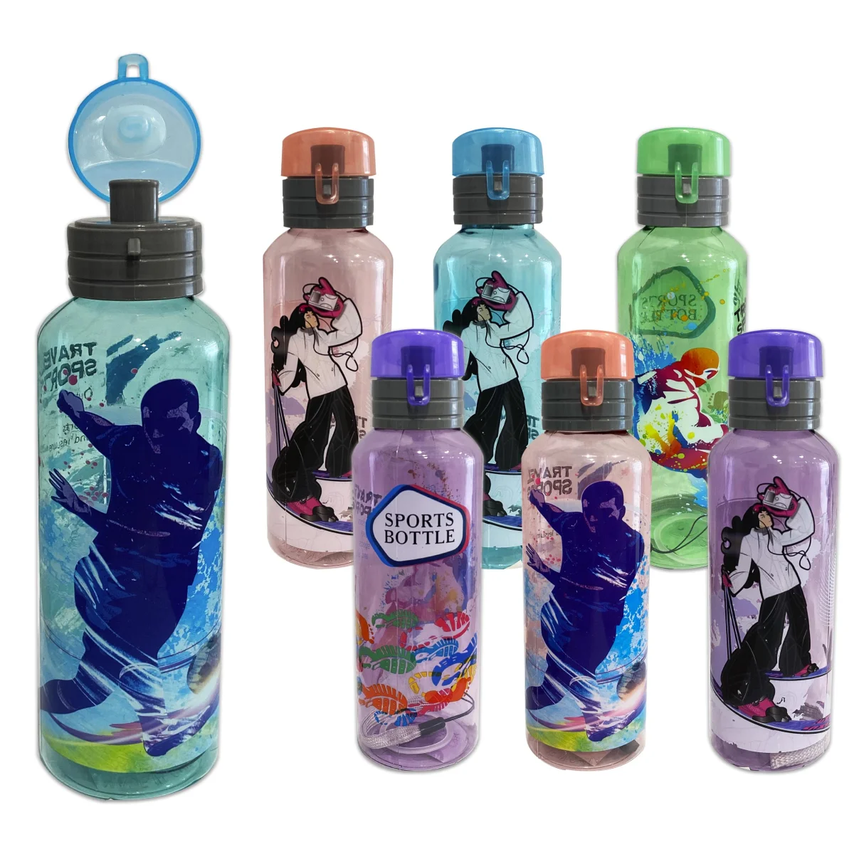 TERMO PLASTICO MOTIVOS 500ML