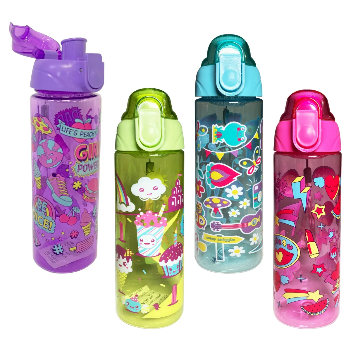 TERMO PLASTICO ESTAMPADO 600ML