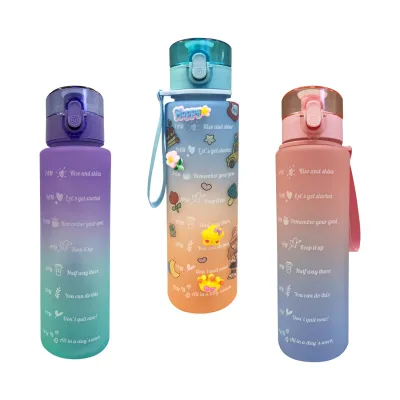 TERMO MOTIVACIONAL DEGRADE PINES Y STICKERS 900ML