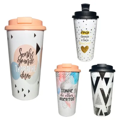 VASO TERMO ESTAMPADO 620ML (PQTX6)