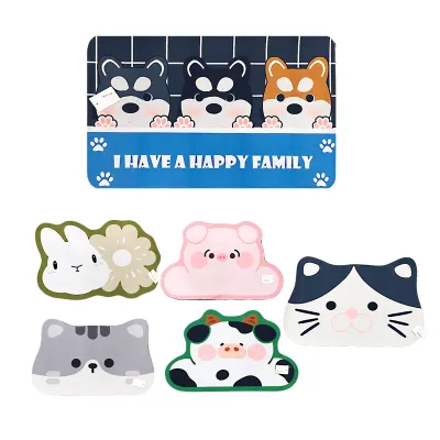 TAPETE ABSORBENTE ANIMALES 38*58CM