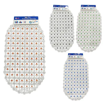 TAPETE BAÑO ANTIDESLIZANTE DE CHUPAS 62*35CM