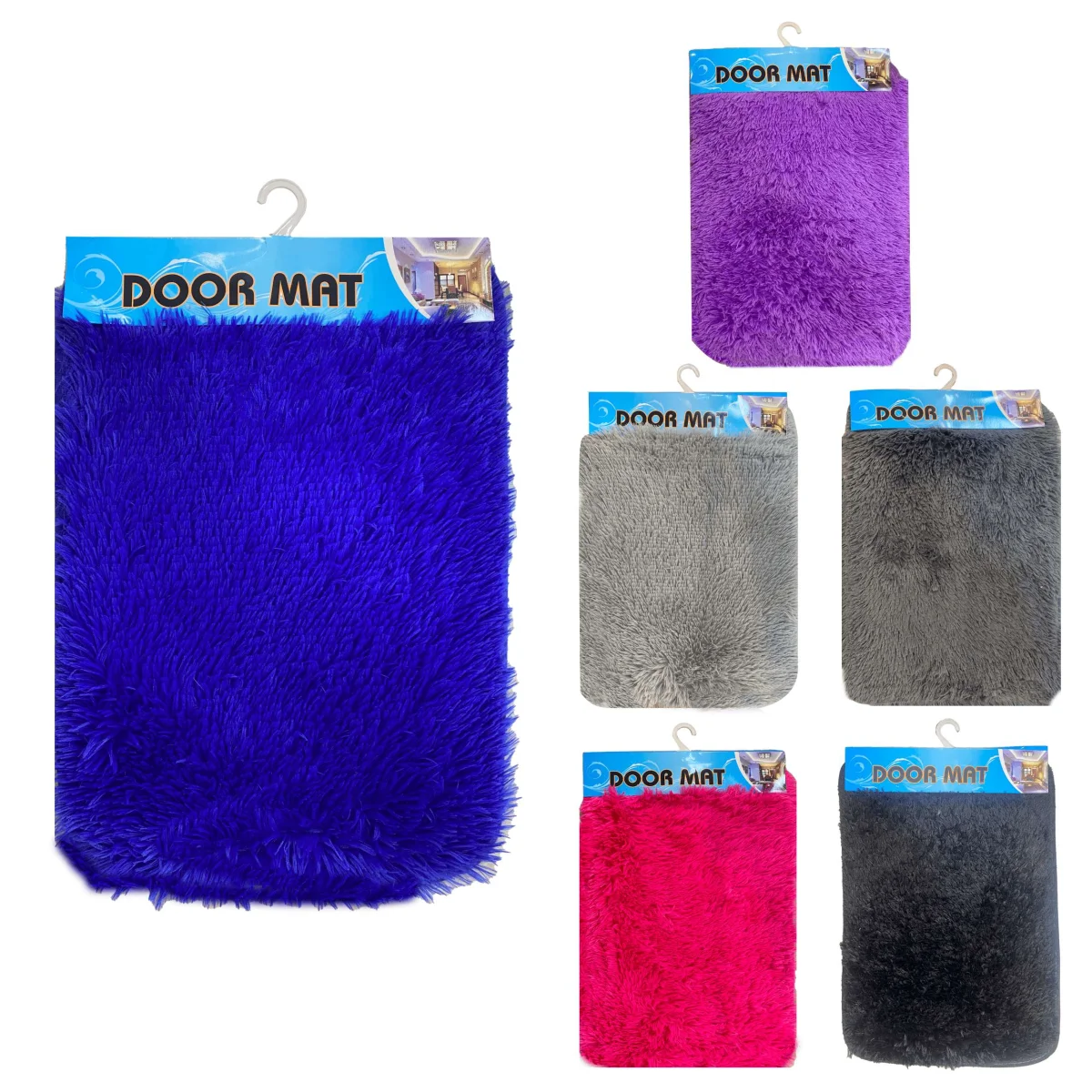 TAPETE PELUCHE COLORES 40*60CM