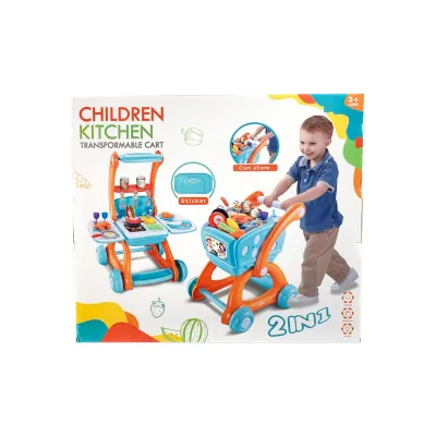 CARRO DE MERCADO ARMABLE 2 EN 1