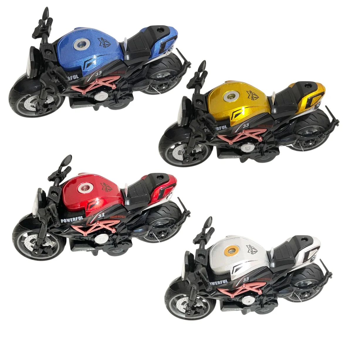MOTO DE COLECCION LUZ Y SONIDO (CJX12)