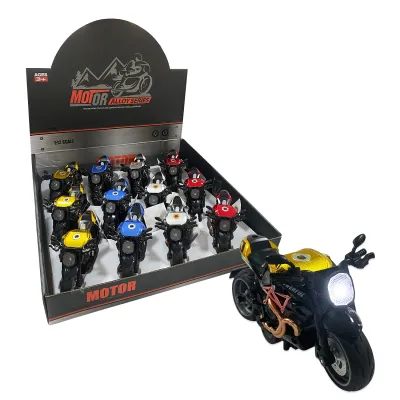 MOTO DE COLECCION LUZ Y SONIDO (CJX12)