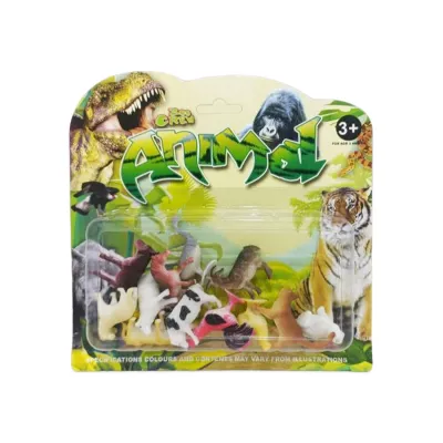 SET ANIMALES DE GRANJA X12 ENCARTONADO