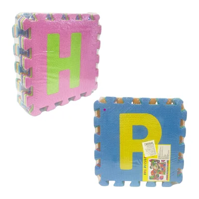 TAPETE ROMPECABEZAS FOAMI LETRAS 29*29*0.8CM X10
