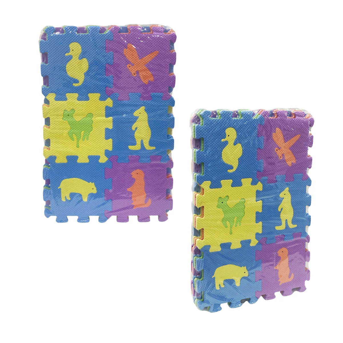 TAPETE ROMPECABEZAS ANIMAL 15.5*15.5*0.8CM X36