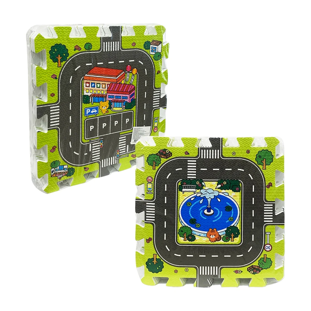 TAPETE ROMPECABEZAS ESTAMPADO FOAMI 30*30*1CM X9