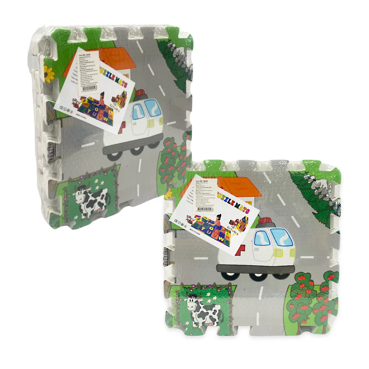 TAPETE ROMPECABEZAS ESTAMPADO FOAMI 30*30*1CM X9