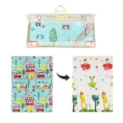 TAPETE INFANTIL DOBLE CARA ESTAMPADO 150*180*0.8CM