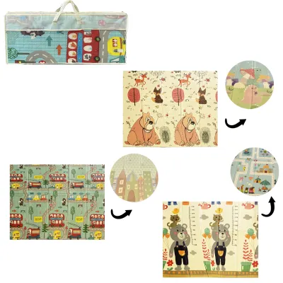 TAPETE INFANTIL DOBLE CARA ESTAMPADO 180*200*0.8CM