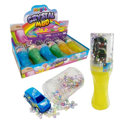 SLIME TUBO ESCARCHADO CON CARRO (CJX6)