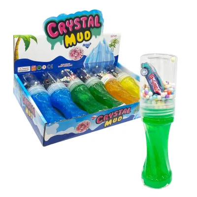 SLIME TUBO ESCARCHADO CON CARRO (CJX6)
