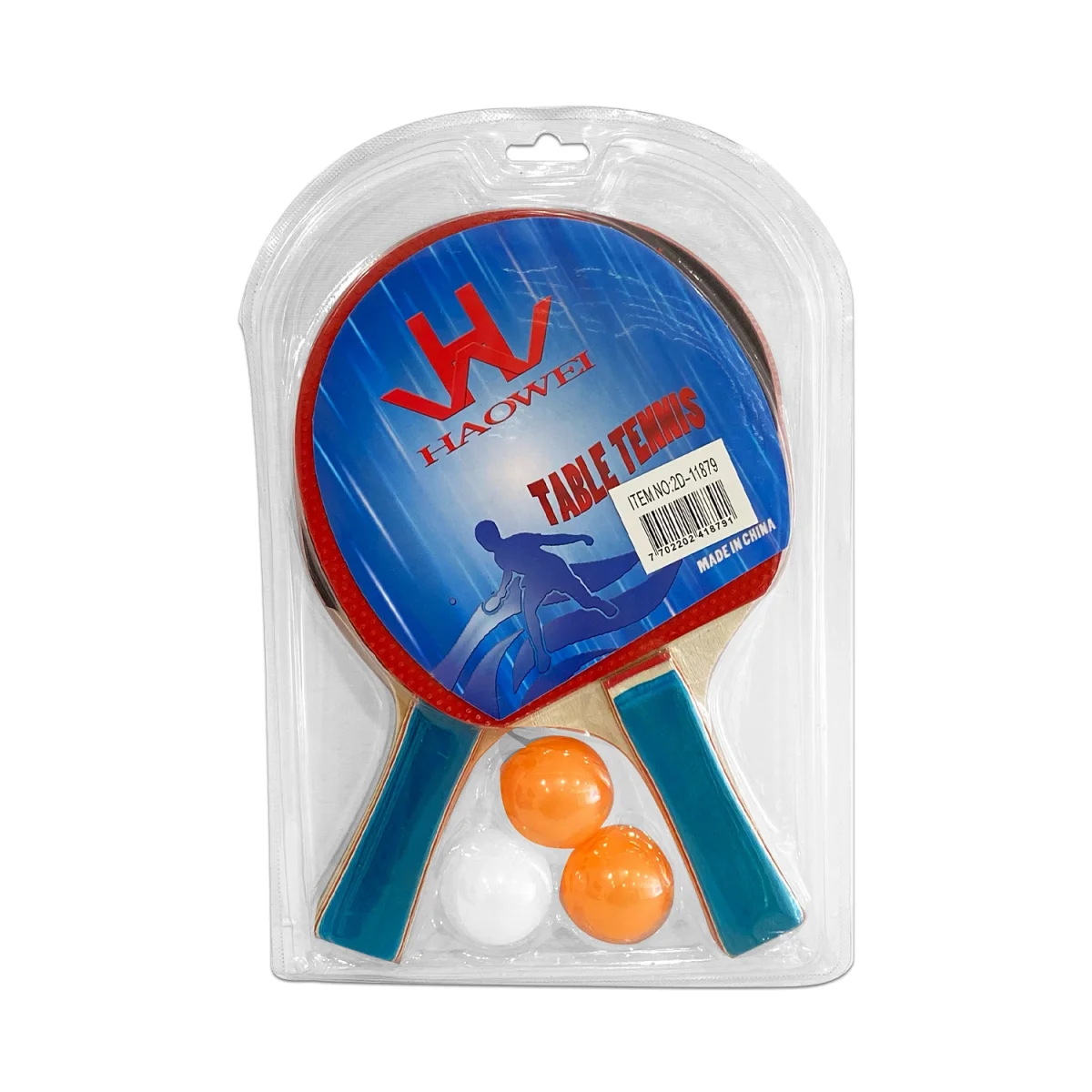 RAQUETA PING PONG X2 CON PELOTAS