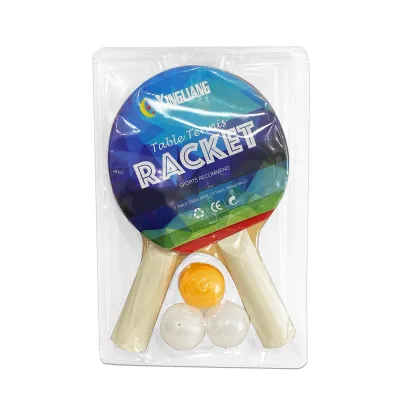 RAQUETA PING PONG X2 CON PELOTAS