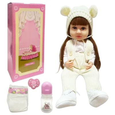 MUÑECA SILICONA INTERACTIVA CON ACCESORIOS