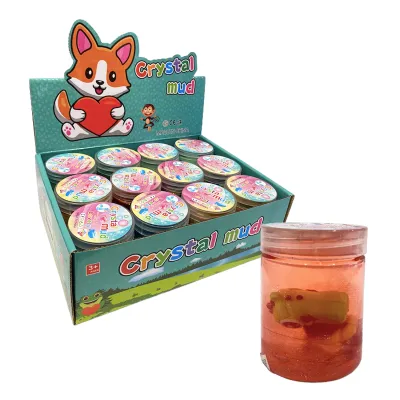 SLIME ESCARCHADO TARRO CON DINOSAURIO (CJX12)