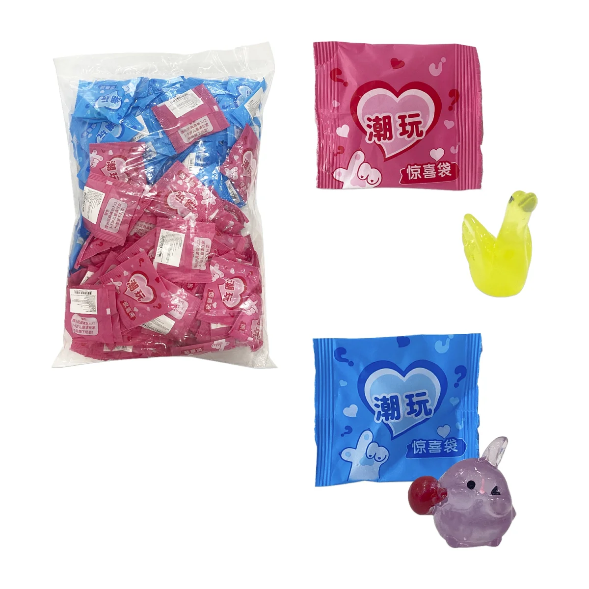 HIELOCO LUMINOSO ANIMAL EN BOLSA SORPRESA (PQTX200).