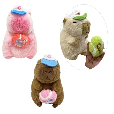 PELUCHE CAPIBARA ANTIALERGICO DE CUERDA.