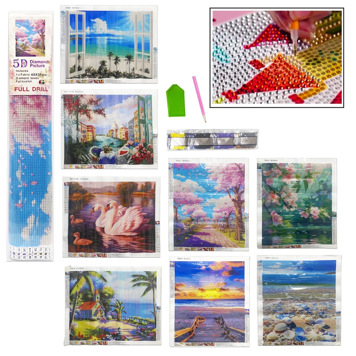 SET DE ARTE DE DIAMANTES 40*50CM