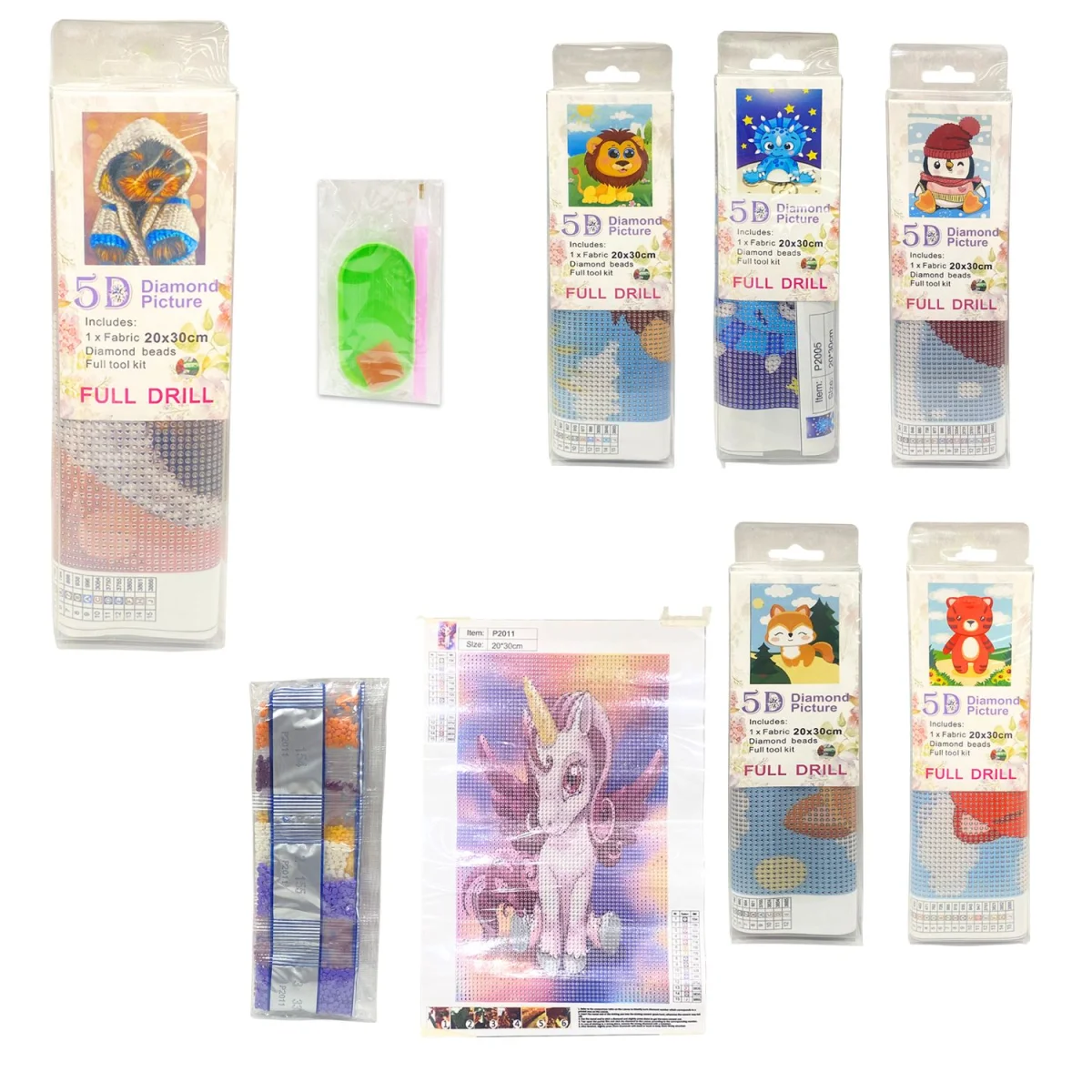 SET DE ARTE DE DIAMANTES 20*30CM