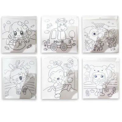 LIENZO CON TEMPERAS PARA PINTAR 20*20CM