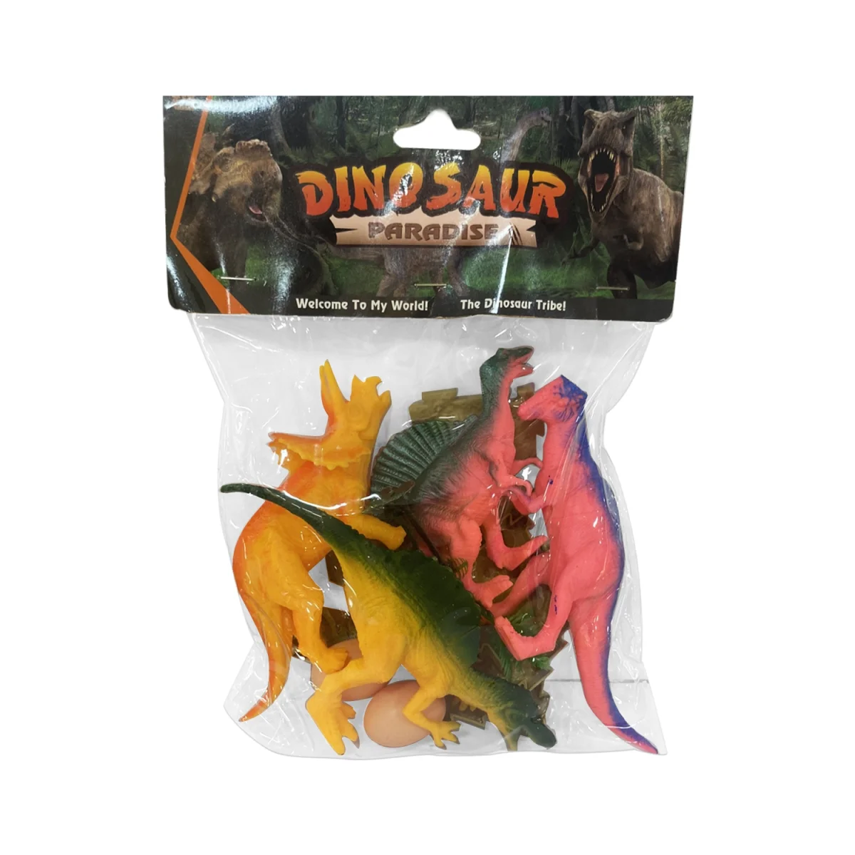 SET DE DINOSAURIOS X4 EN BOLSA
