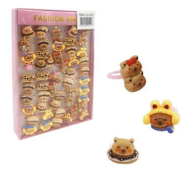 SET DE ANILLOS CAPIBARA X50.