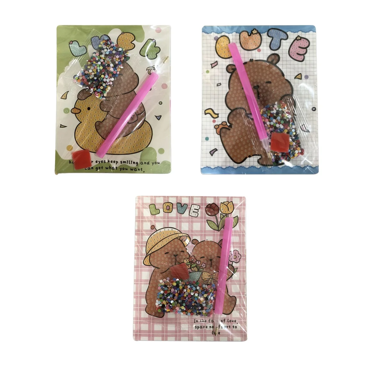SET DE ARTE DE DIAMANTES 13*10CM X20