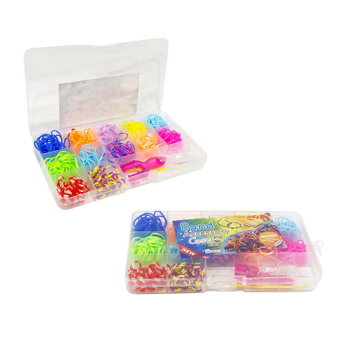 SET CAUCHOS PARA HACER PULSERAS (PQTX12)