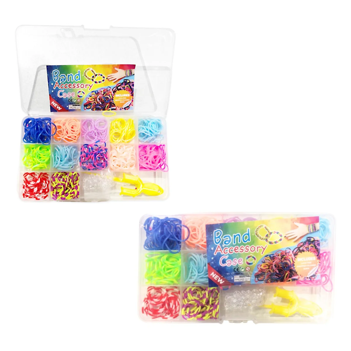 SET CAUCHOS PARA HACER PULSERAS (PQTX12)