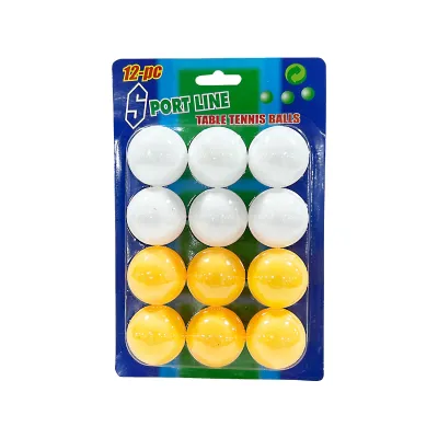 SET PELOTA PING PONG 4CM X12