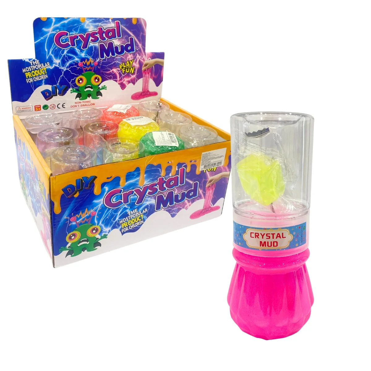 SLIME ESCARCHADO TARRO CON FIGURA (CJX12)