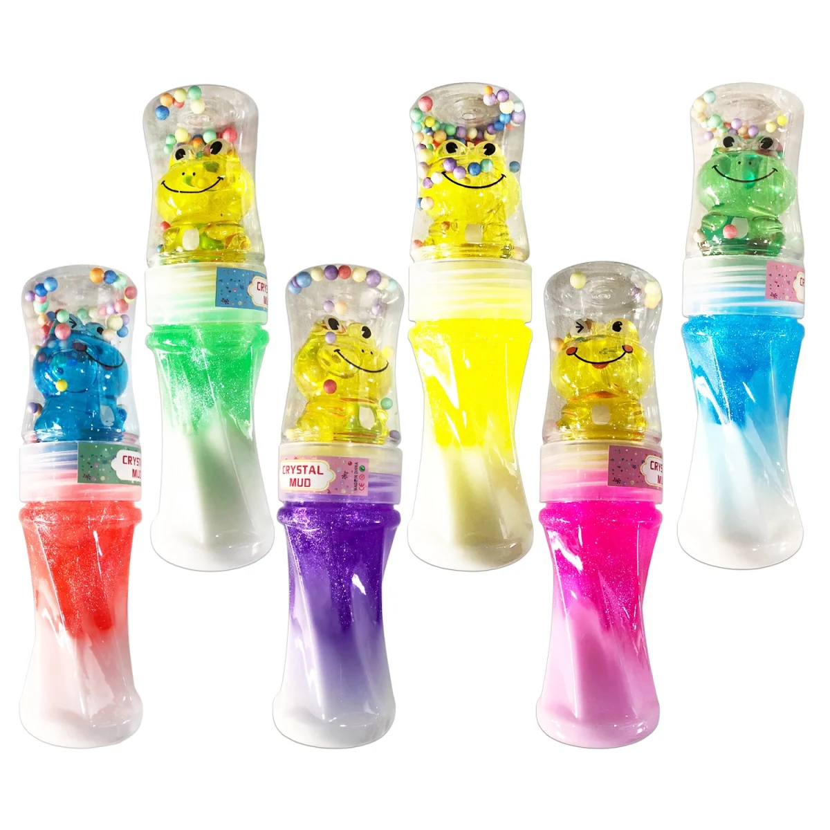 SLIME ESCARCHADO TUBO CON SLIME RANA (CJX6)