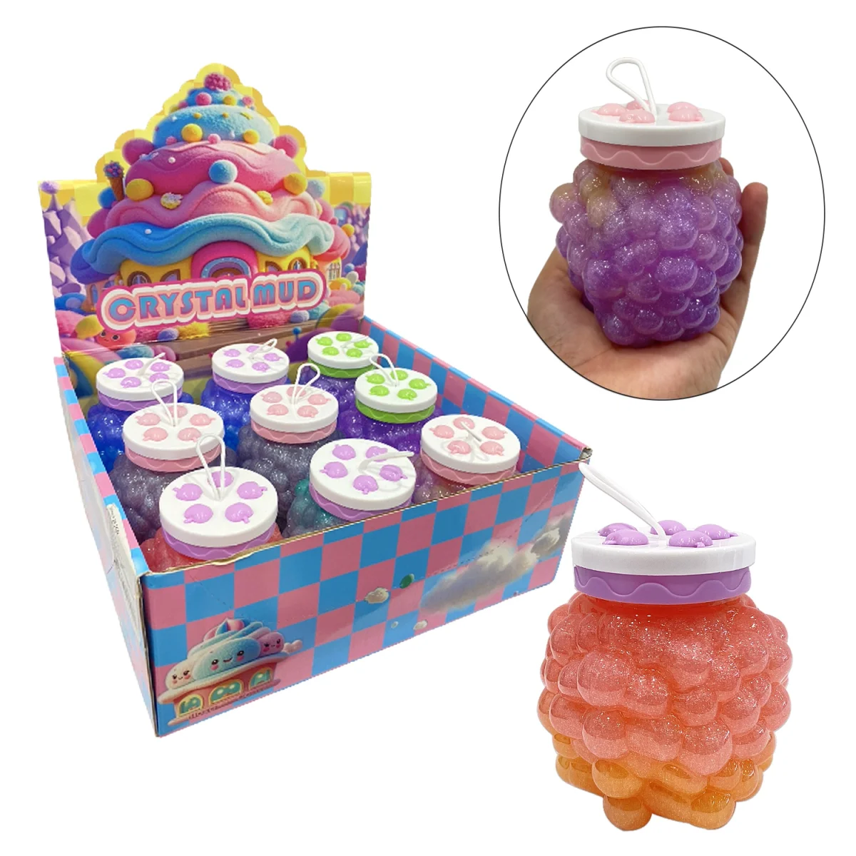 SLIME ESCARCHADO TARRO MORA (CJX9)